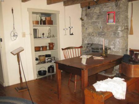 Asahel Wright Corner Fireplace